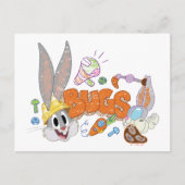 BUGS BUNNY BUILDERS™| BUGS BUNNY™ Sketch Art ポストカード (正面)