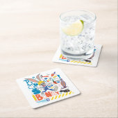 BUGS BUNNY BUILDERS™| BUGS BUNNY™ Work Tools スクエアペーパーコースター (インサイチュ)