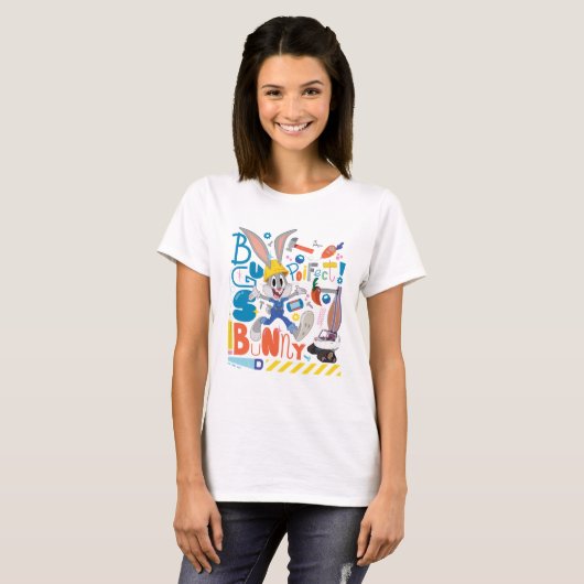 BUGS BUNNY BUILDERS™| BUGS BUNNY™ Work Tools Tシャツ (正面フル)