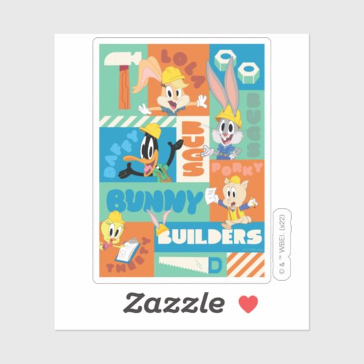 BUGS BUNNY BUILDERS™| Character Grid Pattern シール (シート)