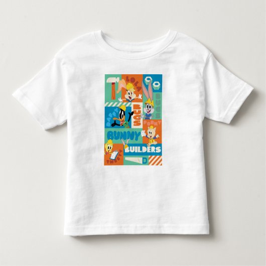 BUGS BUNNY BUILDERS™| Character Grid Pattern トドラーTシャツ (正面)