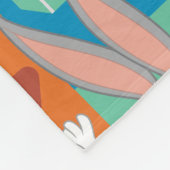 BUGS BUNNY BUILDERS™| Character Grid Pattern フリースブランケット (角)