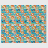 BUGS BUNNY BUILDERS™| Character Grid Pattern ラッピングペーパー (フラット)