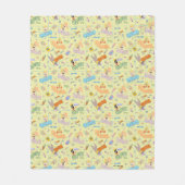 BUGS BUNNY BUILDERS™| Character Sketch Pattern フリースブランケット (正面)