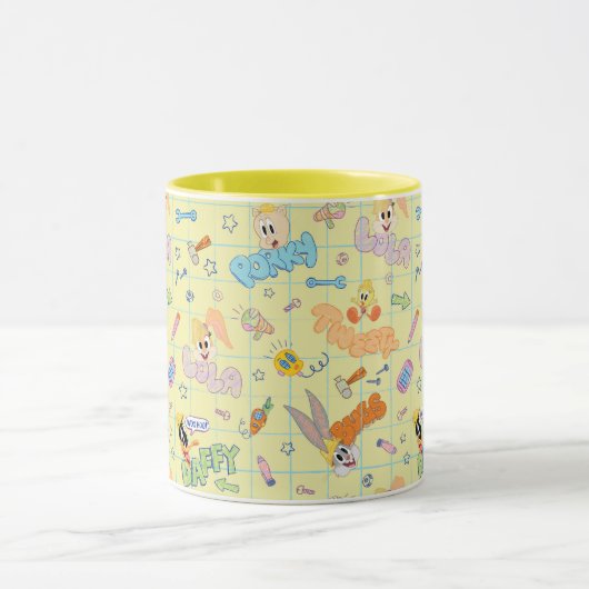 BUGS BUNNY BUILDERS™| Character Sketch Pattern マグカップ (中央)