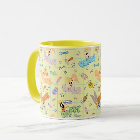 BUGS BUNNY BUILDERS™| Character Sketch Pattern マグカップ (正面左)