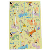 BUGS BUNNY BUILDERS™| Character Sketch Pattern ミディアムペーパーバッグ (正面)