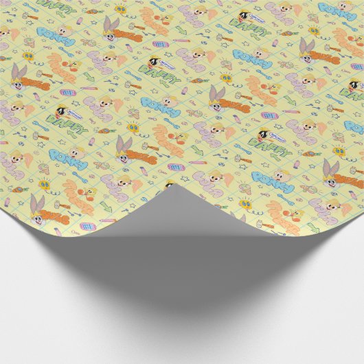 BUGS BUNNY BUILDERS™| Character Sketch Pattern ラッピングペーパー (角)