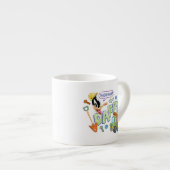 BUGS BUNNY BUILDERS™| DAFFY DUCK™ スケッチアート エスプレッソカップ (正面右)