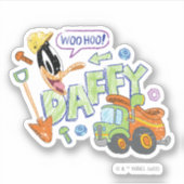 BUGS BUNNY BUILDERS™| DAFFY DUCK™ スケッチアート シール (正面)