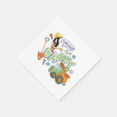 BUGS BUNNY BUILDERS™| DAFFY DUCK™ スケッチアート スタンダードカクテルナプキン (角)