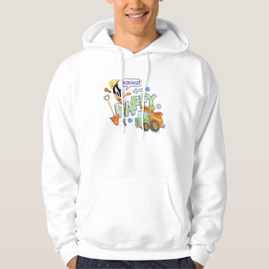 BUGS BUNNY BUILDERS™| DAFFY DUCK™ スケッチアート パーカ (正面)