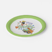 BUGS BUNNY BUILDERS™| DAFFY DUCK™ スケッチアート ペーパープレート (アングル)