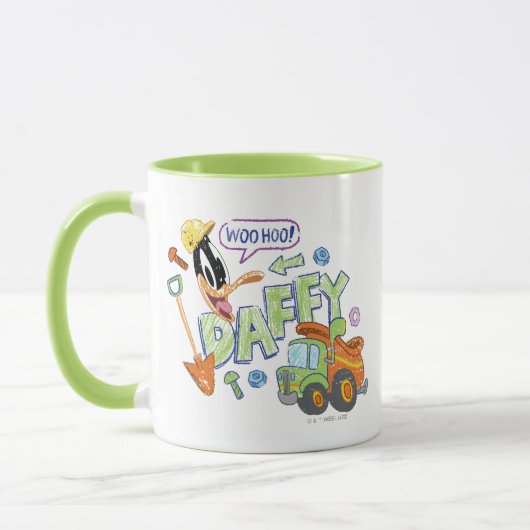 BUGS BUNNY BUILDERS™| DAFFY DUCK™ スケッチアート マグカップ (左)