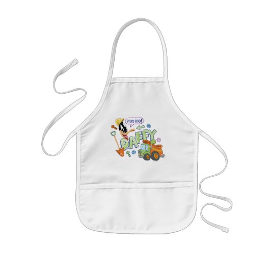 BUGS BUNNY BUILDERS™| DAFFY DUCK™ スケッチアート 子供用エプロン (正面)