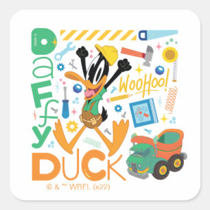 BUGS BUNNY BUILDERS™  DAFFY DUCK™ 作業道具 スクエアシール