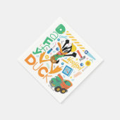 BUGS BUNNY BUILDERS™| DAFFY DUCK™ 作業道具 スタンダードカクテルナプキン (角)