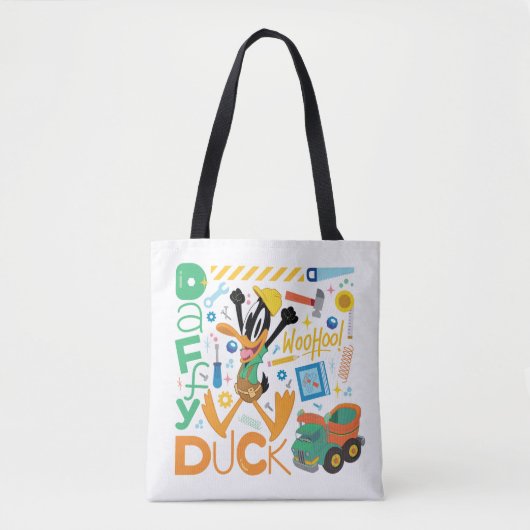 BUGS BUNNY BUILDERS™| DAFFY DUCK™ 作業道具 トートバッグ (正面)