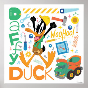 BUGS BUNNY BUILDERS™ DAFFY DUCK™ 作業道具 ポスター