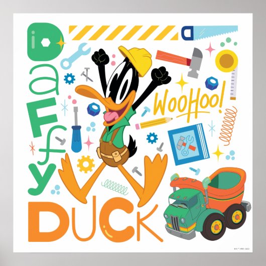 BUGS BUNNY BUILDERS™| DAFFY DUCK™ 作業道具 ポスター (正面)