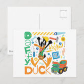 BUGS BUNNY BUILDERS™| DAFFY DUCK™ 作業道具 ポストカード (正面/裏面)