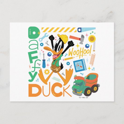 BUGS BUNNY BUILDERS™| DAFFY DUCK™ 作業道具 ポストカード (正面)