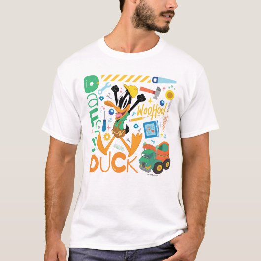 BUGS BUNNY BUILDERS™| DAFFY DUCK™ 作業道具 Tシャツ (正面)