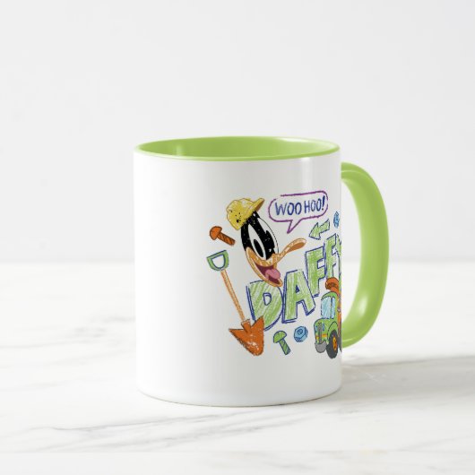 BUGS BUNNY BUILDERS™| DAFFY DUCK™ Sketch Art マグカップ (正面右)