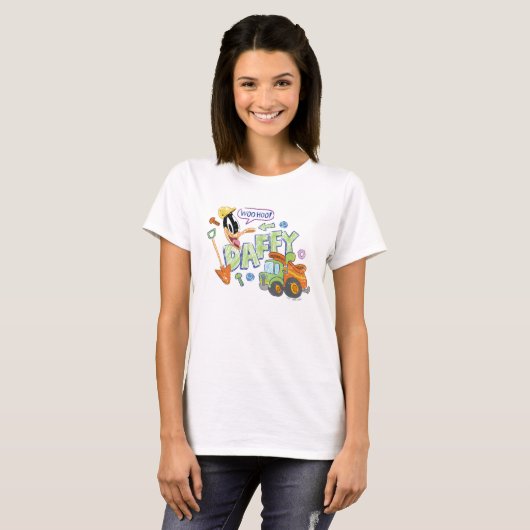 BUGS BUNNY BUILDERS™| DAFFY DUCK™ Sketch Art Tシャツ (正面フル)