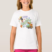 BUGS BUNNY BUILDERS™| DAFFY DUCK™ Sketch Art Tシャツ (正面)