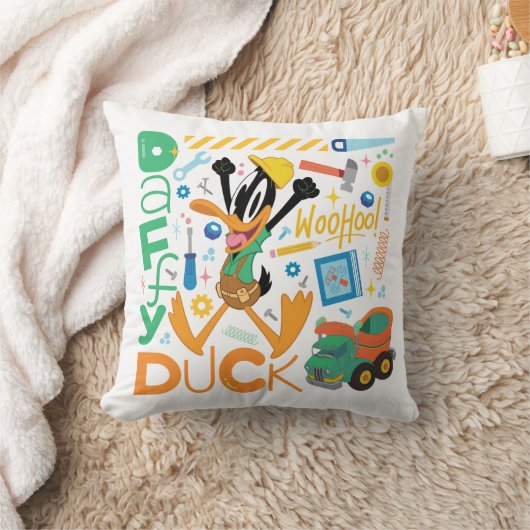 BUGS BUNNY BUILDERS™| DAFFY DUCK™ Work Tools クッション (ブランケット)