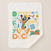 BUGS BUNNY BUILDERS™| DAFFY DUCK™ Work Tools シェルパブランケット (正面)