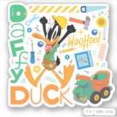 BUGS BUNNY BUILDERS™| DAFFY DUCK™ Work Tools シール (正面)