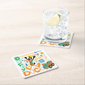 BUGS BUNNY BUILDERS™| DAFFY DUCK™ Work Tools スクエアペーパーコースター (インサイチュ)