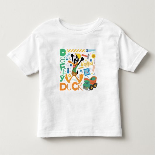 BUGS BUNNY BUILDERS™| DAFFY DUCK™ Work Tools トドラーTシャツ (正面)