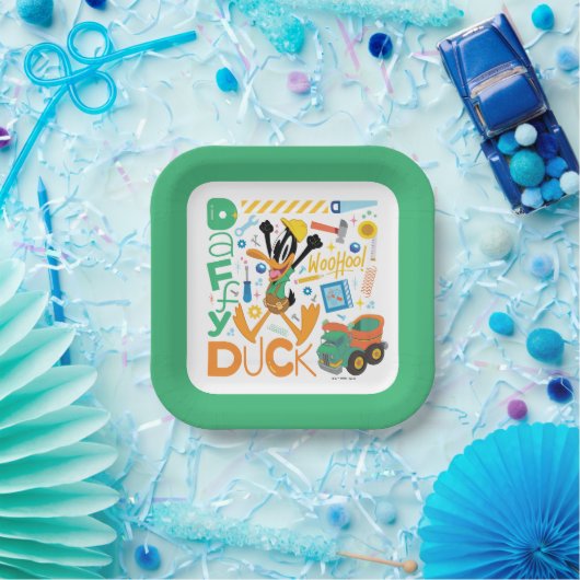 BUGS BUNNY BUILDERS™| DAFFY DUCK™ Work Tools ペーパープレート (パーティー)