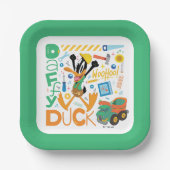 BUGS BUNNY BUILDERS™| DAFFY DUCK™ Work Tools ペーパープレート (正面)