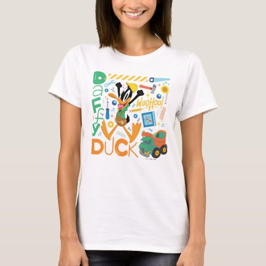 BUGS BUNNY BUILDERS™| DAFFY DUCK™ Work Tools Tシャツ (正面)