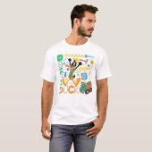 BUGS BUNNY BUILDERS™| DAFFY DUCK™ Work Tools Tシャツ (正面フル)