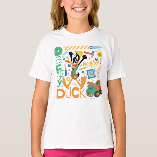 BUGS BUNNY BUILDERS™| DAFFY DUCK™ Work Tools Tシャツ (正面)
