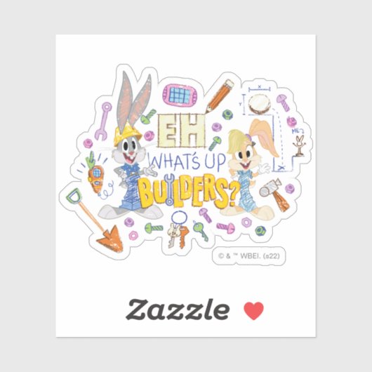 BUGS BUNNY BUILDERS™| Eh, What's Up Builders? シール (シート)