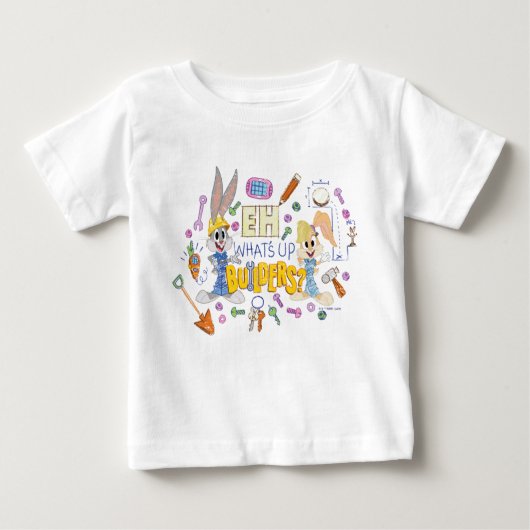 BUGS BUNNY BUILDERS™| Eh, What's Up Builders? ベビーTシャツ (正面)