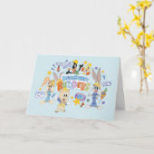 BUGS BUNNY BUILDERS™| Group Sketch Art カード (黄色い花)