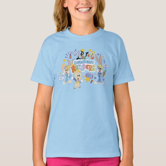 BUGS BUNNY BUILDERS™| Group Sketch Art Tシャツ (正面)