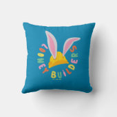 BUGS BUNNY BUILDERS™| Hard Hat Circle Logo クッション (裏面)