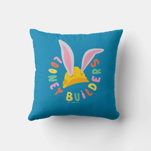 BUGS BUNNY BUILDERS™| Hard Hat Circle Logo クッション (裏面)