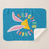 BUGS BUNNY BUILDERS™| Hard Hat Circle Logo シェルパブランケット (正面(横))