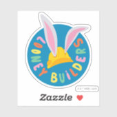 BUGS BUNNY BUILDERS™| Hard Hat Circle Logo シール (シート)