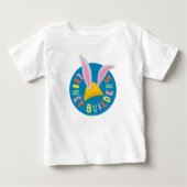 BUGS BUNNY BUILDERS™| Hard Hat Circle Logo ベビーTシャツ (正面)