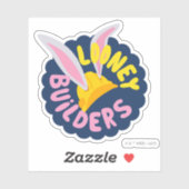 BUGS BUNNY BUILDERS™| Hard Hat Scalloped Logo シール (シート)